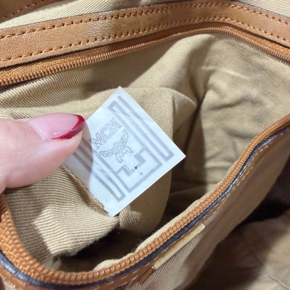 MCM Visetos Cognac Bag - Picture 7 of 11